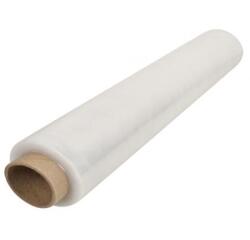 Film etirable manuel cast eco polyethylene 17 microns face  interne collante 450mmx270m   coloris transparent