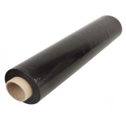 Film etirable manuel cast eco polyethylene 20 microns face  interne collante 450mmx270m   coloris opaque noir