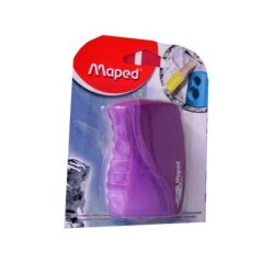 Taille-crayons maped shaker fancy 1 usage grande capacite coloris assortis