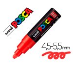 Marqueur peinture posca pc7m pointe large conique encre    inodore couvrante miscible    tous supports coloris rouge
