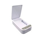 Boitier de sterilisation uvc innova detruit                micro-organismes et bacteries pour portables cles lunettes