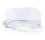 Ecran de protection bucco-nasal avec mentonniere  materiel pet 17x8,5 cm