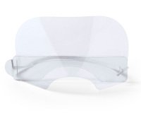 Ecran de protection bucco-nasal avec mentonniere  materiel pet 17x8,5 cm