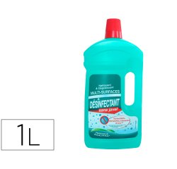 Nettoyant desinfectant coldis degraissant sans javel        multi-surface capacite 1l