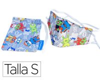 Masque de protection pour enfant modele fantaisie       petite taille