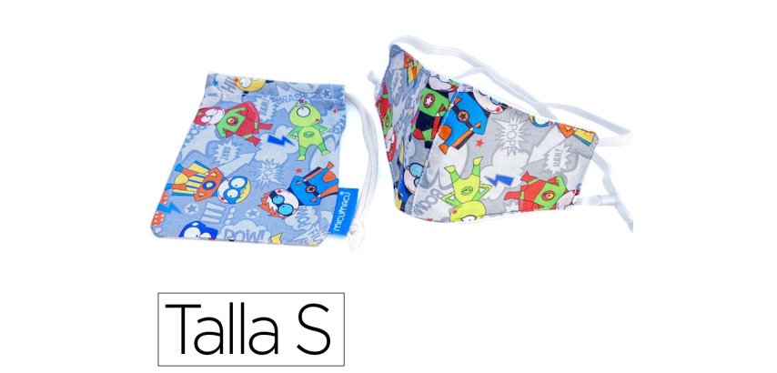 Masque de protection pour enfant modele fantaisie       petite taille