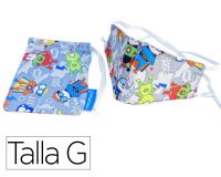 Masque de protection pour enfant modele fantaisie       grande taille