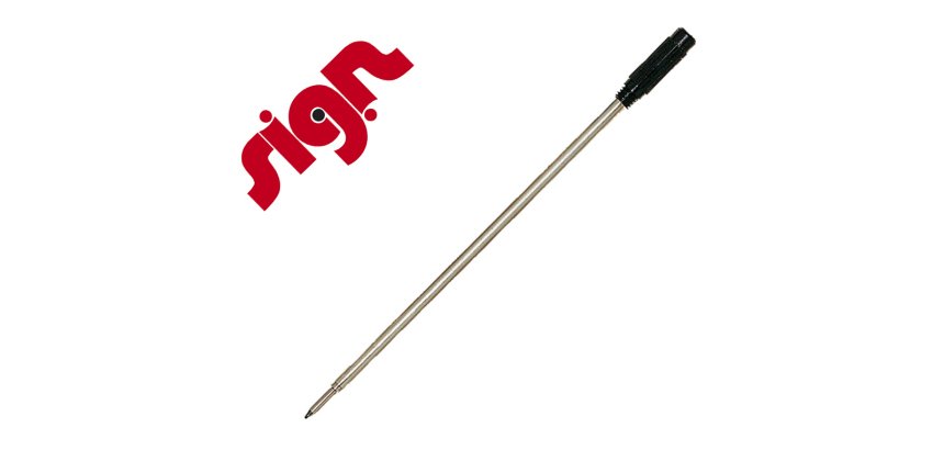 Recharge bille sign cross m pointe moyenne coloris noir