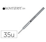 Recharge roller monteverde cross f pointe moyenne        coloris noir tube 35 unites