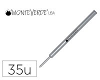 Recharge roller monteverde cross f pointe moyenne        coloris noir tube 35 unites