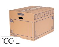 Caisse demenagement fellowes montage manuel charge moyenne capacite 100l