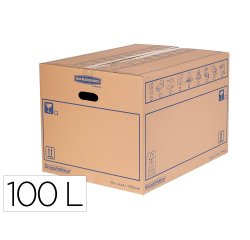 Caisse demenagement fellowes montage manuel charge moyenne capacite 100l