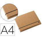 Pochette multo kraft carton 3 rabats a4 fermeture elastique