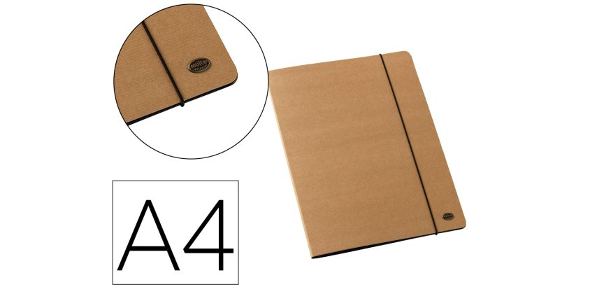 Trieur multo kraft carton 6 onglets a4 fermeture          elastique