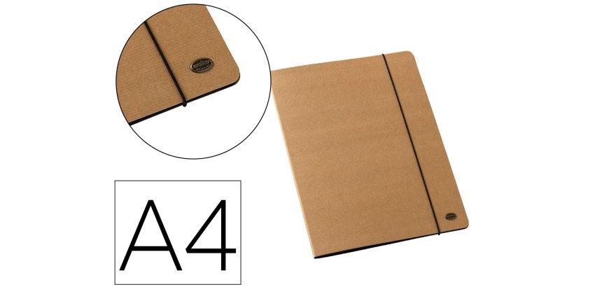 Trieur multo kraft carton 6 onglets a4 fermeture          elastique