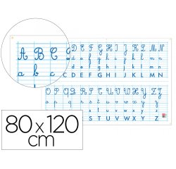 Tableau alphabet et seyes recto/verso bouchut grandremy pellicule effacable 5         oeillets de suspension