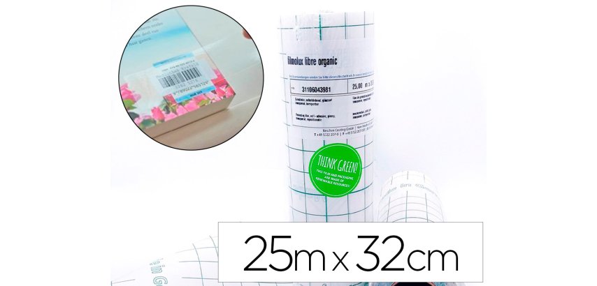Film protecteur bio filmolux a base de polyethylene vert   brillant 90 microns           protection uv 25mx32cm