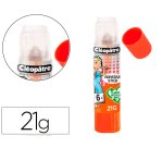 Stick de colle cleopatre invisible forte usage         intensif sans solvant carton  papier photos des 6 ans 21gr