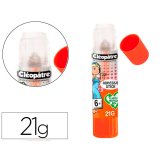 Stick de colle cleopatre invisible forte usage         intensif sans solvant carton  papier photos des 6 ans 21gr