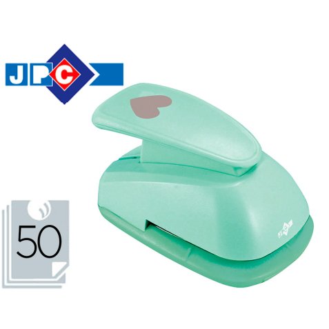 Perforateur fantaisie wonday jumbo 50/55mm motif coeur