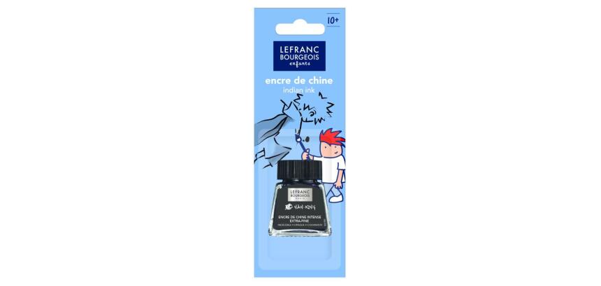 Encre de chine lefranc bourgeois dessin calligraphie flacon 14 ml