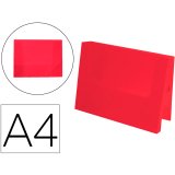 Boite classement liderpapel polypropylene 750 microns dos rigide 50mm a4 210x297mm      coloris rouge translucide