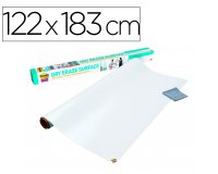 Tableau 3m super sticky en rouleau blanc de 122x183 cm
