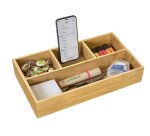 Organisateur cep bambou naturel 4 compartiments       vernis protecteur