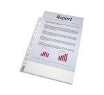 Pochette perforée Economy, A4, PP, grainé