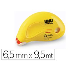 Colle uhu glue roller permanent ergonomique         6.5mmx9.5m