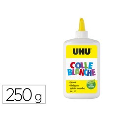 Colle uhu blanche flacon 250g