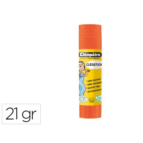 Baton de colle cleobio'stick 21 gr 90% matiere vegetale et 90% plastique recycle