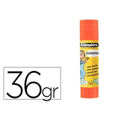 Baton de colle cleobio'stick 36 gr 90% matiere vegetale et 90% plastique recycle