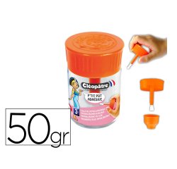 P'tit pot de colle adhésive hypoallergénique 50 g avec pinceau intégré Cléopâtre