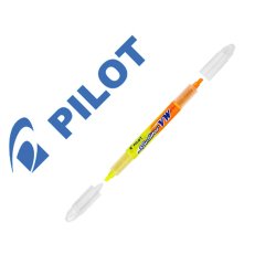 Surligneur pilot spotliter vw begreen double pointe moyenne encre liquide coloris jaune   et orange