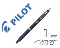 Stylo-bille pilot acro 1000 retractable pointe moyenne 1mm encre noire rechargeable coloris bleu marine avec coffret