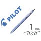 Stylo-bille pilot acro 1000 retractable pointe moyenne 1mm encre noire rechargeable coloris bleu clair avec coffret