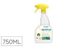 Degraissant desinfectant enzymatique actipur cuisines  ecocert spray 750 ml