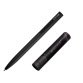 Stylo-bille belius rocket b monochrome sans agrafe encre bleue coloris noir dans coffret cadeau original cylindrique