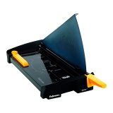 Cisaille fellowes stellar a3 lame acier inoxydable         pression automatique capacite coupe 20f 127x374x673mm