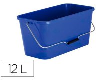 Seau coldis rectangulaire pour mouilleur vitre          polypropylene 413x220x201mm   12 l coloris