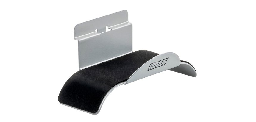 Support casque novus system metal laque charge utile      0,5kg 112x43x48mm