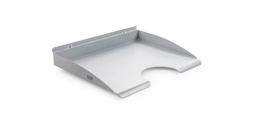 Corbeille novus courrier system metal laque documents  jusqu'a a4 charge utile 2kg   327x35x210mm