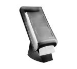 Distributeur serviette hps l-one l ucart installation    mural socle noir capot        transparent 211x475x305mm