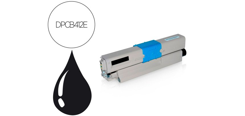 Toner laser compatible dpc oki 44917602 12000 p