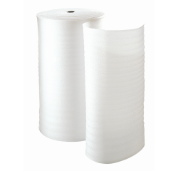Mousse protection film polyethylene 2mm epaisseur isolante  hydrofuge incinerable recyclable 100cmx100m coloris blanc