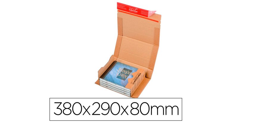 Etui expedition colompac kraft universel brun          380x290x80mm