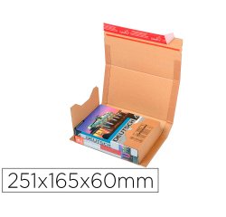 Etui expedition colompac kraft ajustable 251x165x60mm  lot de 20