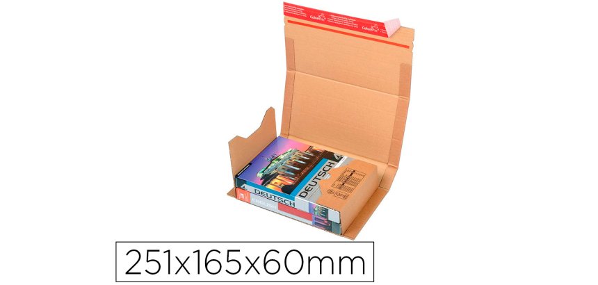 Etui expedition colompac kraft ajustable 251x165x60mm  lot de 20