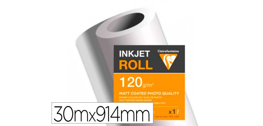 Papier traceur jet d'encre, 914 mm x 30 m